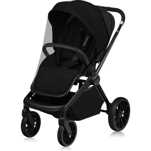 Фото - Коляска універсальна 3 в 1 Lionelo Mika Plus Black Onyx