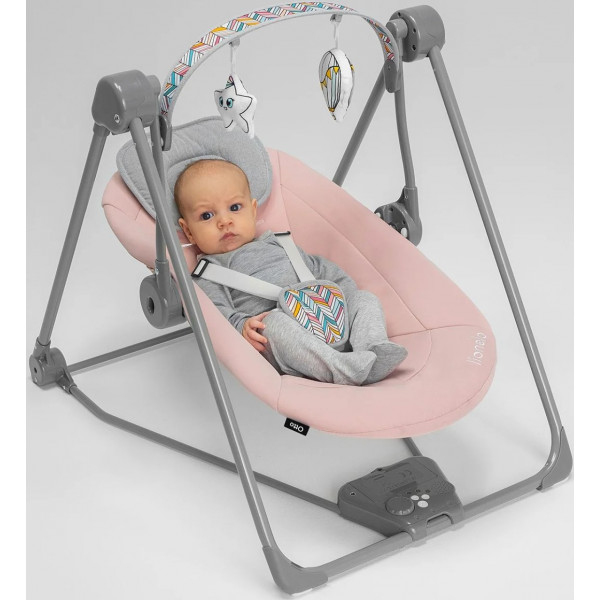 Фото - Крісло-качалка Lionelo Otto Pink Baby