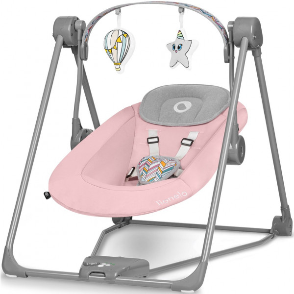 Фото - Крісло-качалка Lionelo Otto Pink Baby
