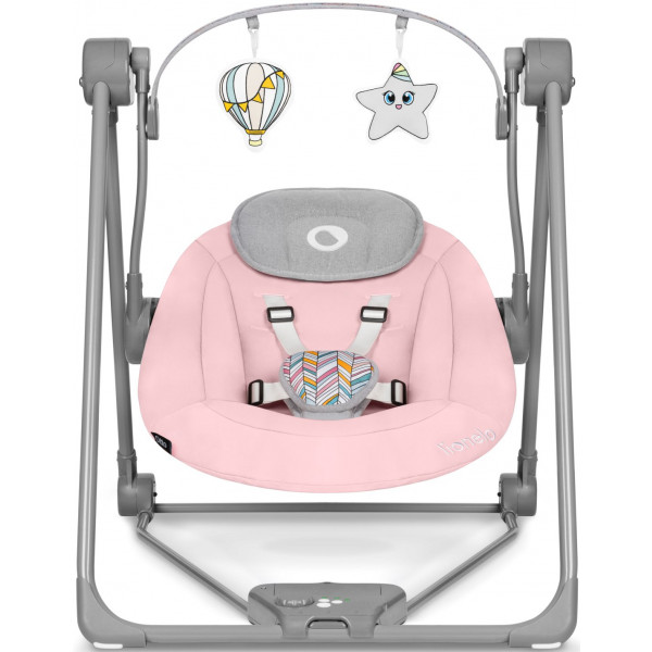 Фото - Крісло-качалка Lionelo Otto Pink Baby