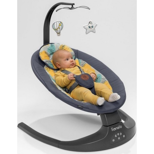 Фото - Крісло-шезлонг Lionelo Ralf Grey White