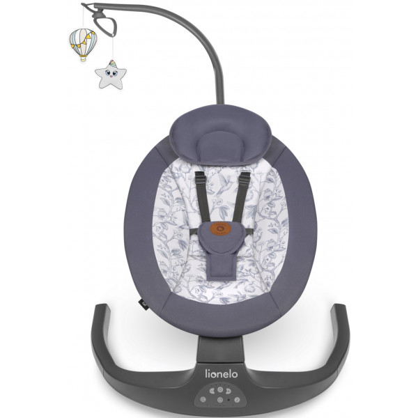 Фото - Крісло-шезлонг Lionelo Ralf Grey White