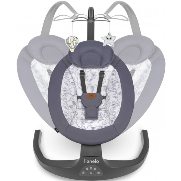 Фото - Крісло-шезлонг Lionelo Ralf Grey White