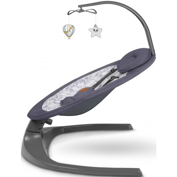 Фото - Крісло-шезлонг Lionelo Ralf Grey White