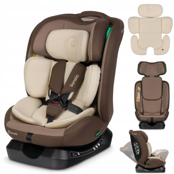 Фото - Автокресло Lionelo AART I-SIZE BEIGE CHOCOLATE