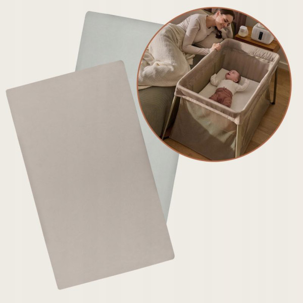 Фото - Простирадло дитяче Lionelo Bamboo Sheet Off White Beige 80x43