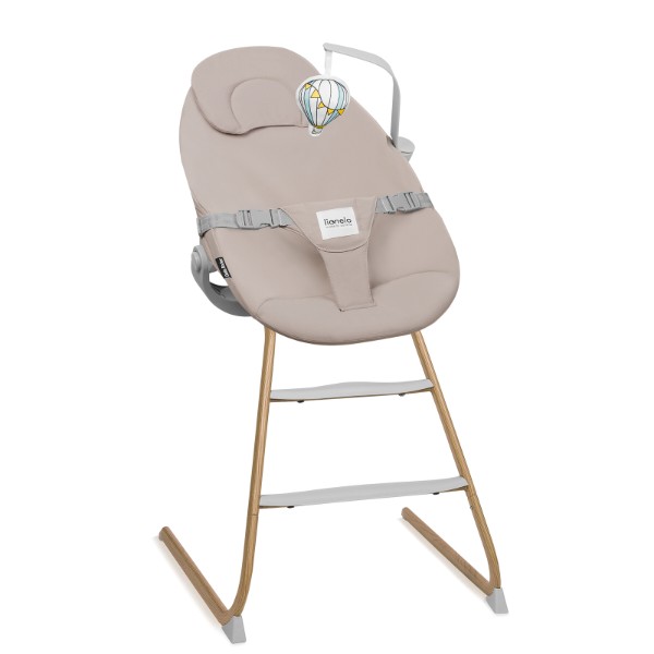 Фото - Стульчик для кормления классический Lionelo DALIA SET GREY STONE NATURAL
