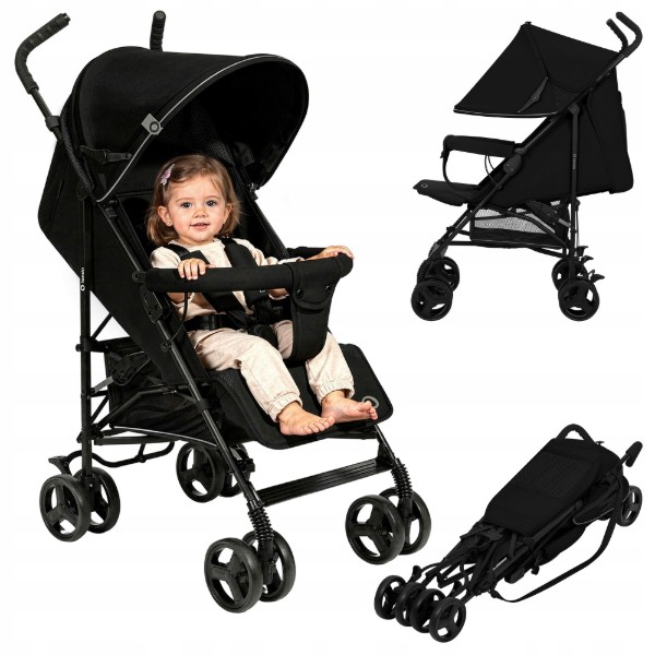 Фото - Коляска прогулянкова Lionelo ELIA BLACK ONYX