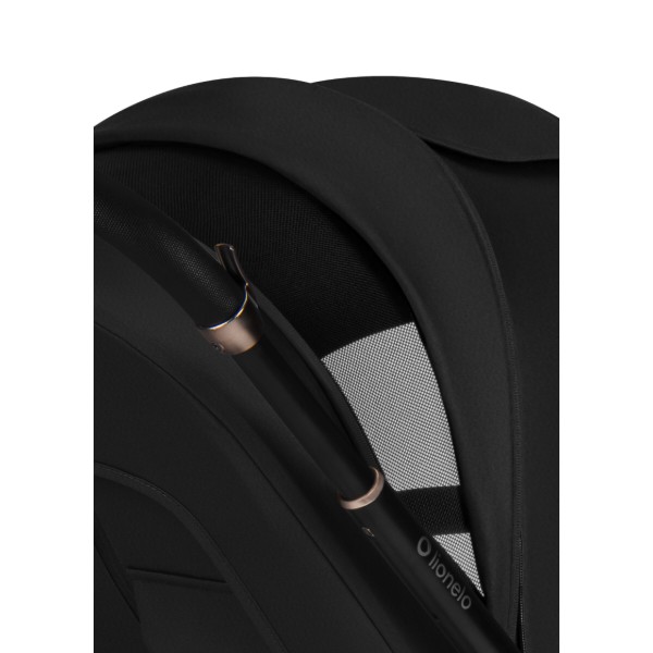 Фото - Коляска універсальна 3 в 1 Lionelo FREYA BLACK ONYX