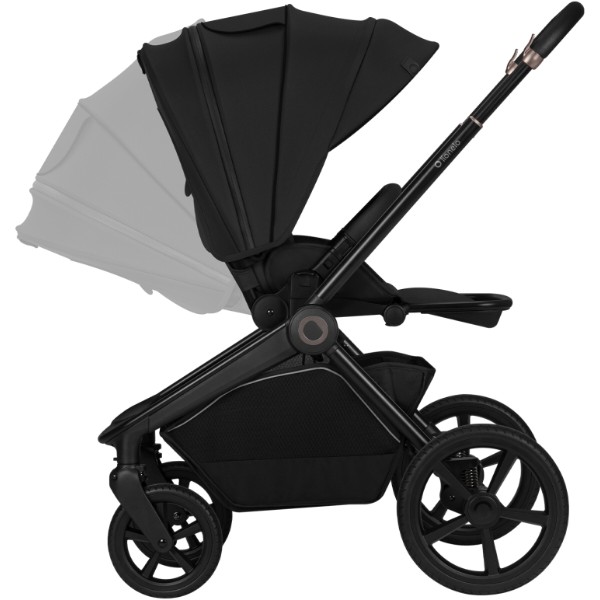 Фото - Коляска універсальна 2 в 1 Lionelo FREYA BLACK ONYX