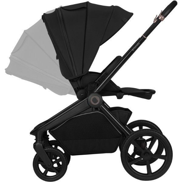 Фото - Коляска універсальна 3 в 1 Lionelo FREYA BLACK ONYX