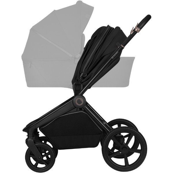 Фото - Коляска універсальна 3 в 1 Lionelo FREYA BLACK ONYX