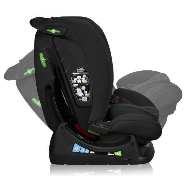 Фото - Автокрісло Lionelo IZZY I-SIZE BLACK CARBON