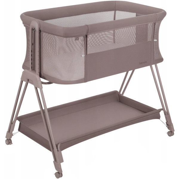 Фото - Ліжечко дитяче прямокутне Lionelo LEONIE PLUS BEIGE TAUPE