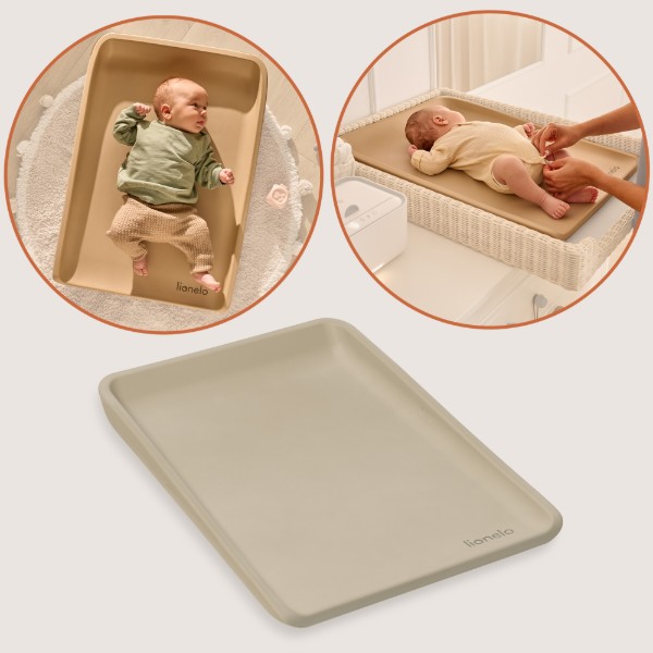 Фото - Матрасик пеленальный жесткий Lionelo Megs Beige Sand