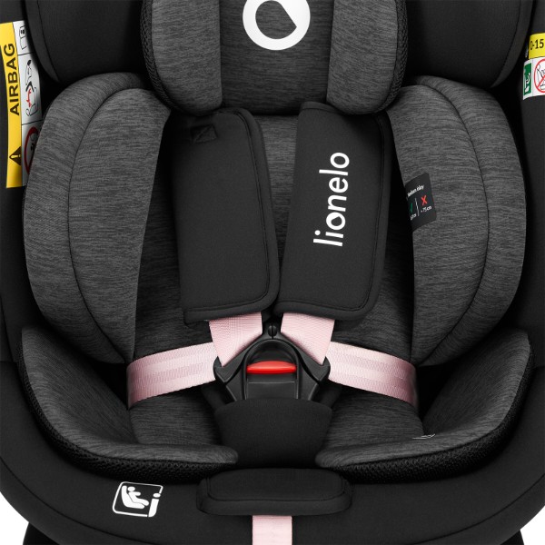 Фото - Автокресло Lionelo NAVY I-SIZE BLACK PINK