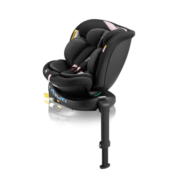 Фото - Автокресло Lionelo NAVY I-SIZE BLACK PINK