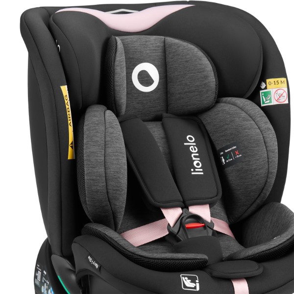 Фото - Автокресло Lionelo NAVY I-SIZE BLACK PINK