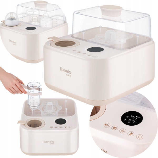 Фото - Стерилізатор дитячих пляшечок Lionelo STEAMUP BEIGE SAND