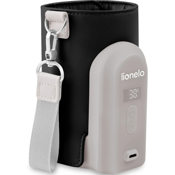 Фото - Подогреватель детских бутылочек дорожный Lionelo THERMUP GO EVO BLACK