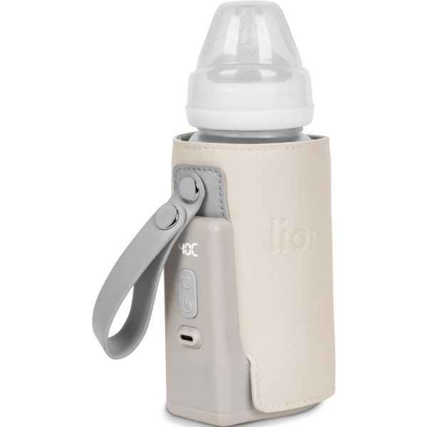 Фото - Подогреватель детских бутылочек дорожный Lionelo THERMUP GO PLUS BEIGE CALM