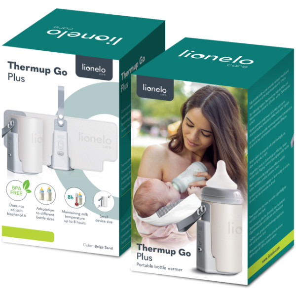 Фото - Подогреватель детских бутылочек дорожный Lionelo THERMUP GO PLUS BEIGE CALM