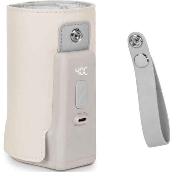 Фото - Подогреватель детских бутылочек дорожный Lionelo THERMUP GO PLUS BEIGE CALM