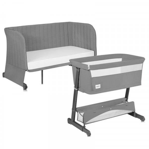 Фото - Ліжечко дитяче прямокутне Lionelo THOMI PLUS GREY CONCRETE