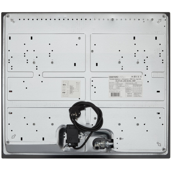 Фото - Варочная панель газовая ELEYUS LIRA 60 BL CWF