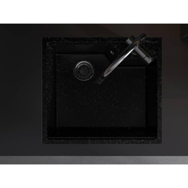 Фото - Мийка кухонна Miraggio LISA Black Shine