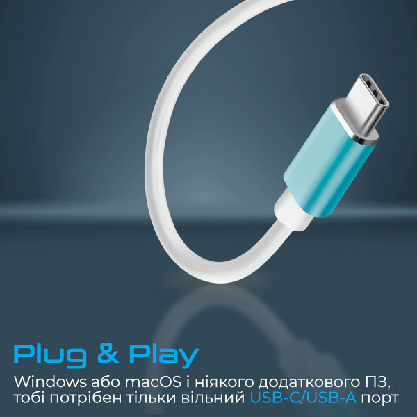 Фото - Хаб USB Promate Litehub-4 Blue