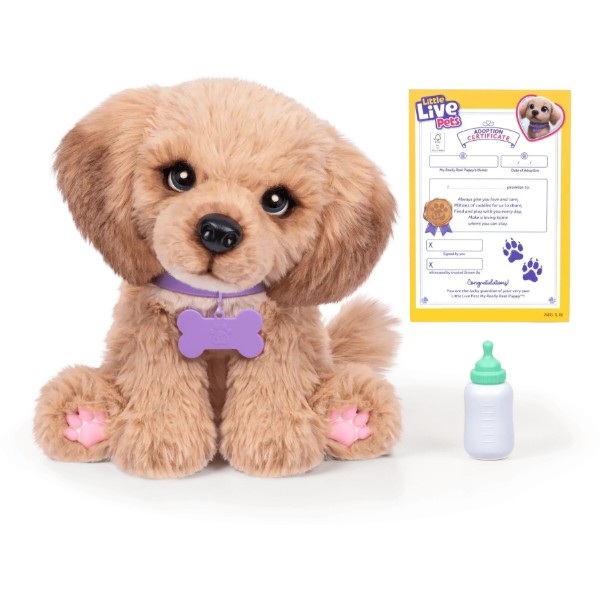Фото - Интерактивное животное Little Live Pets Мой ласковый щенок Бейли (26805)