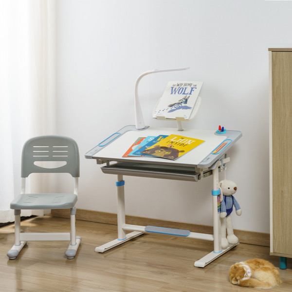 Фото - Комплект меблів шкільний 2 елементи FunDesk Littonia Blue