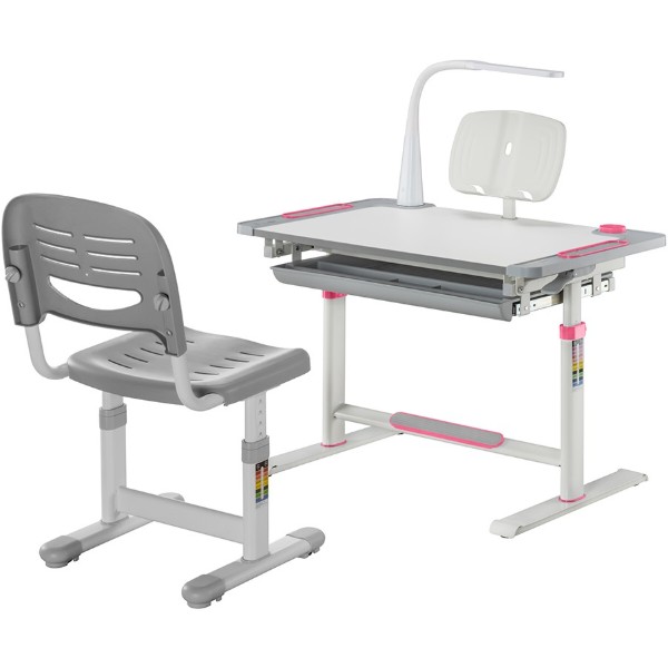 Фото - Комплект меблів шкільний 2 елементи FunDesk Littonia Pink