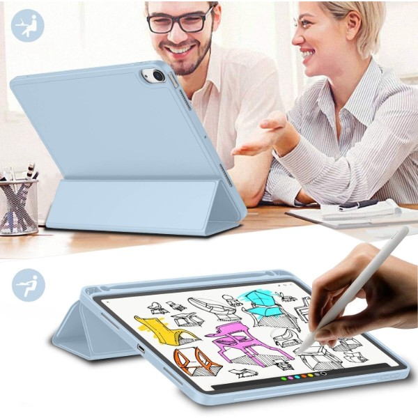 Фото - Чехол для планшета BeCover Tri Fold Soft TPU BeCover с креплением Apple Pencil for Apple iPad Air 11" M4 2026 Light Blue (715232)