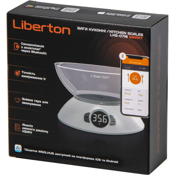 Фото - Весы кухонные Liberton LKS-0716 Smart