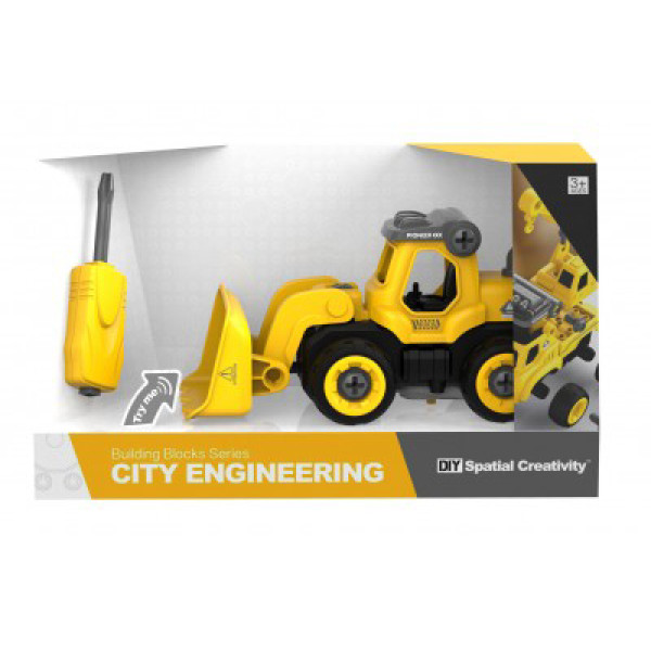 Фото - Пластиковий конструктор DIY Spatial Creativity трактор (LM8013-SZ-1)