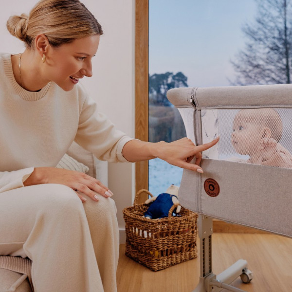 Фото - Кроватка детская прямоугольная Lionelo AURORA BEIGE CAPPUCCINO