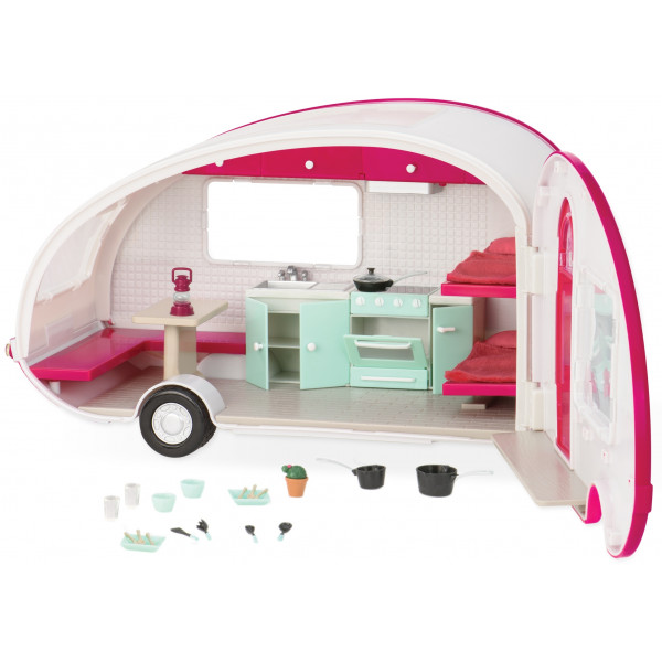 Фото - Транспорт для ляльки Lori Кемпер Розовый (LO37011Z)