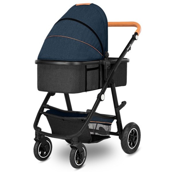 Фото - Коляска універсальна 3 в 1 Lionelo Amder Blue Navy