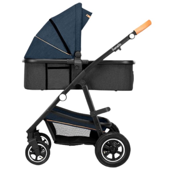 Фото - Коляска універсальна 3 в 1 Lionelo Amder Blue Navy