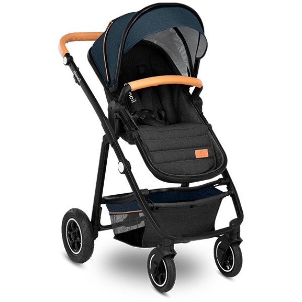 Фото - Коляска універсальна 3 в 1 Lionelo Amder Blue Navy