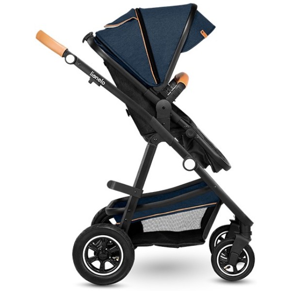 Фото - Коляска універсальна 3 в 1 Lionelo Amder Blue Navy