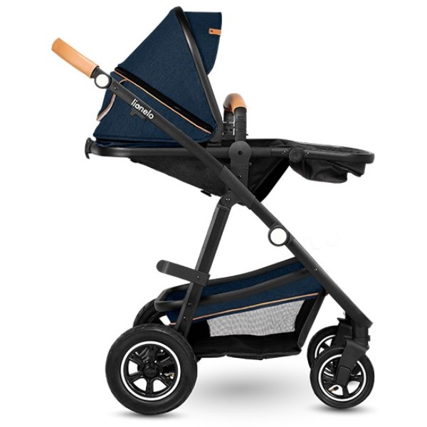 Фото - Коляска універсальна 3 в 1 Lionelo Amder Blue Navy