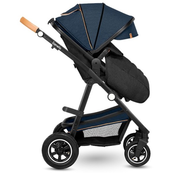 Фото - Коляска універсальна 3 в 1 Lionelo Amder Blue Navy
