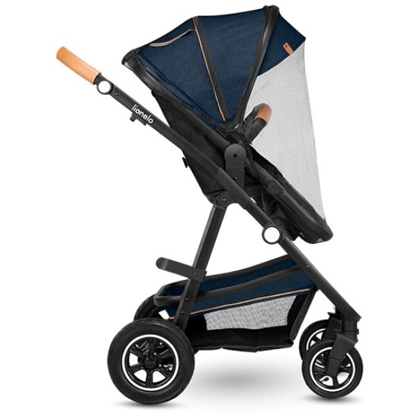Фото - Коляска універсальна 3 в 1 Lionelo Amder Blue Navy