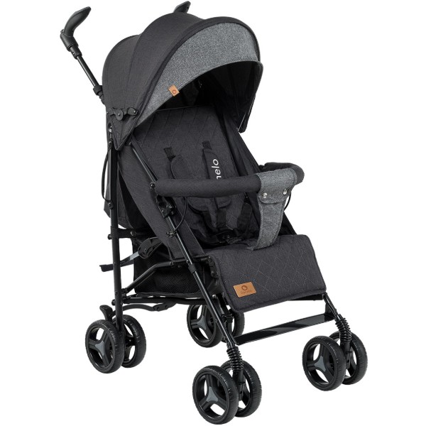 Фото - Коляска прогулянкова Lionelo Irma Black/Dark Grey