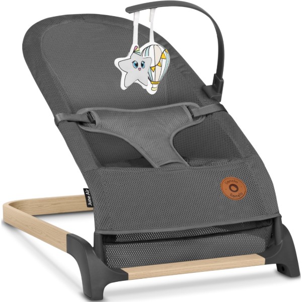 Фото - Крісло-шезлонг Lionelo June Air Grey Graphite