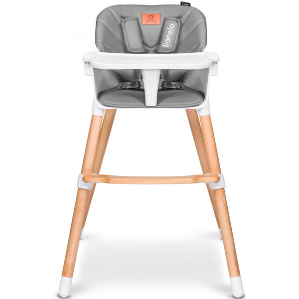 Фото - Стільчик для годування класичний Lionelo Koen Grey Stone