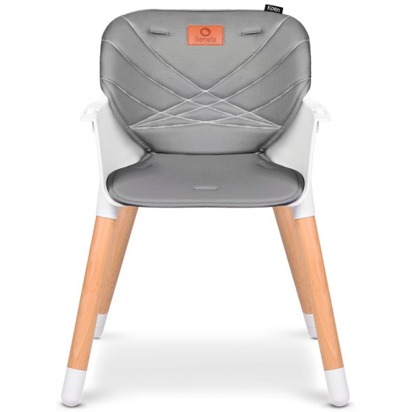 Фото - Стільчик для годування класичний Lionelo Koen Grey Stone